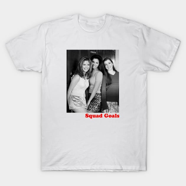 Buffy the Vampire Slayer Squad Goals Fan T-Shirt by Mendozab Angelob